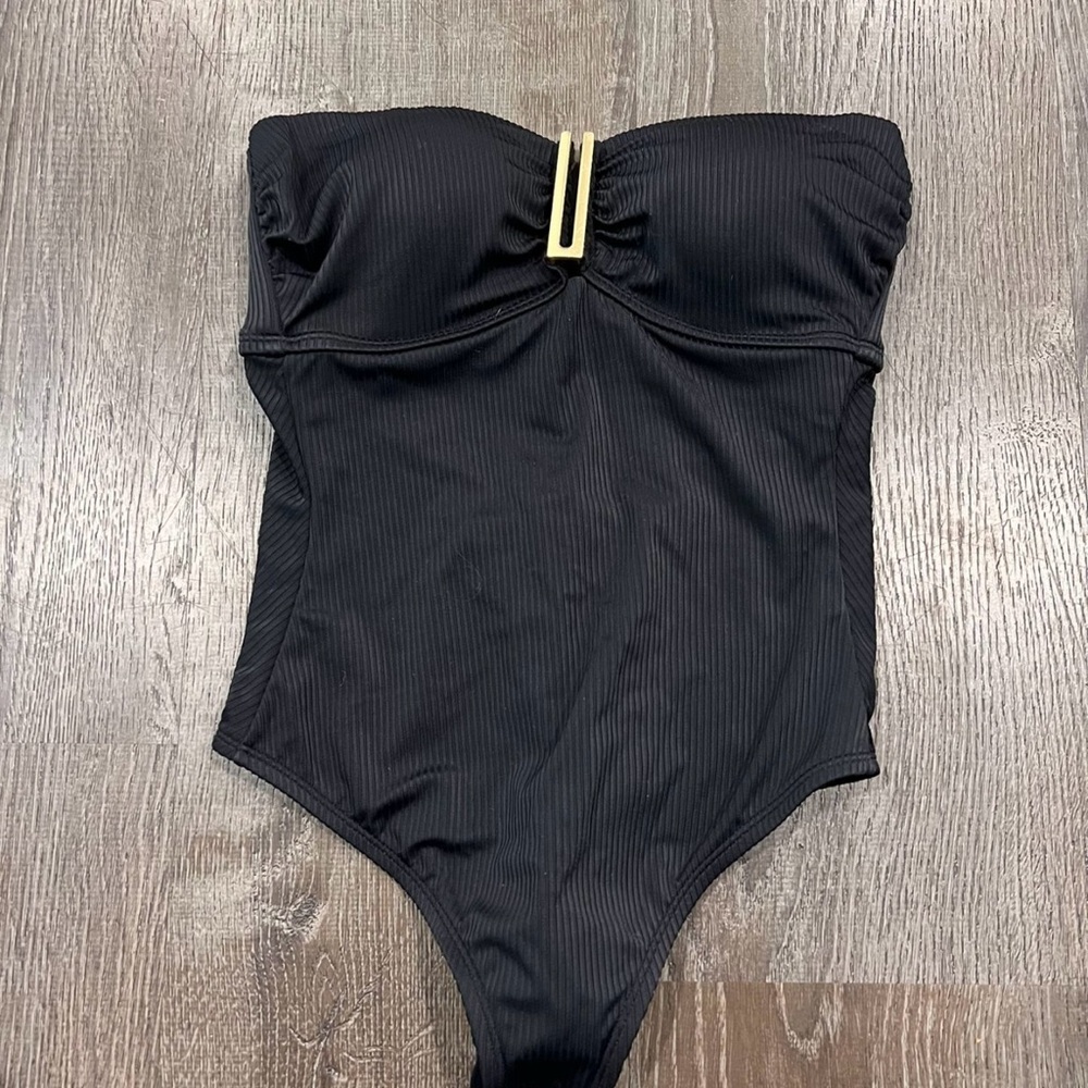 Sofia by Sofia Vergara Black Garment with Gold Buckles